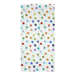 Dotted Pattern Background Brown Shower Curtain 36  X 72  (stall)  by Modern2018