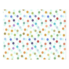 Dotted Pattern Background Brown Double Sided Flano Blanket (large) 