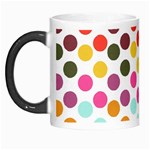 Dotted Pattern Background Morph Mugs Left