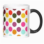 Dotted Pattern Background Morph Mugs Right