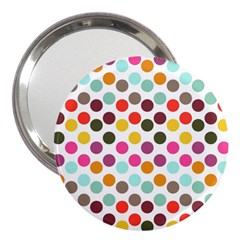 Dotted Pattern Background 3  Handbag Mirrors