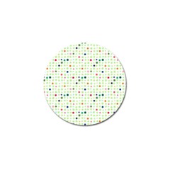 Dotted Pattern Background Full Colour Golf Ball Marker (10 Pack) by Modern2018