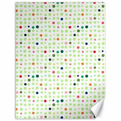 Dotted Pattern Background Full Colour Canvas 18  X 24   by Modern2018