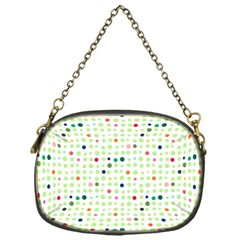 Dotted Pattern Background Full Colour Chain Purses (one Side)  by Modern2018