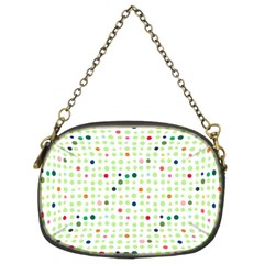 Dotted Pattern Background Full Colour Chain Purses (two Sides)  by Modern2018