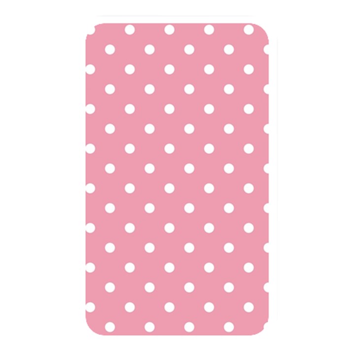 Pink Polka Dot Background Memory Card Reader