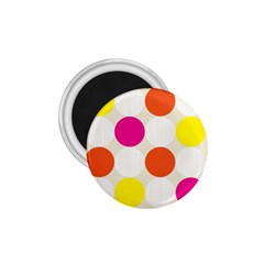 Polka Dots Background Colorful 1 75  Magnets