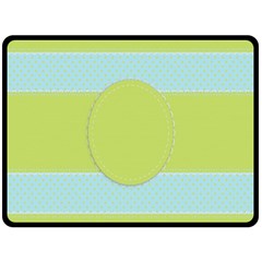 Lace Polka Dots Border Fleece Blanket (large)  by Modern2018