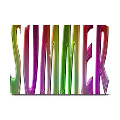 Summer Colorful Rainbow Typography Plate Mats by yoursparklingshop