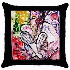 Every Girl Has A Dream Throw Pillow Case (black) by bestdesignintheworld