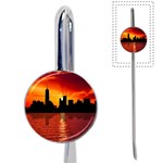 Skyline New York City Sunset Dusk Book Mark Front