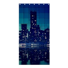 Skyscrapers City Skyscraper Zirkel Shower Curtain 36  X 72  (stall)  by Simbadda