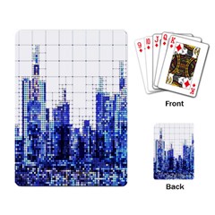 Skyscrapers City Skyscraper Zirkel Playing Card by Simbadda