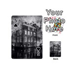 Reflection Canal Water Street Playing Cards 54 (Mini)  Front - Spade5