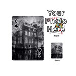 Reflection Canal Water Street Playing Cards 54 (Mini)  Front - Spade6