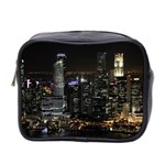 City At Night Lights Skyline Mini Toiletries Bag 2-Side Front