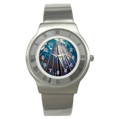 Architecture Skyscraper Stainless Steel Watch by Simbadda