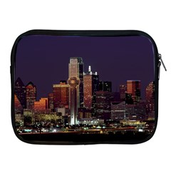 Dallas Texas Skyline Dusk Usa Apple Ipad 2/3/4 Zipper Cases by Simbadda