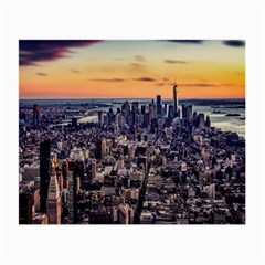 New York Skyline Architecture Nyc Small Glasses Cloth