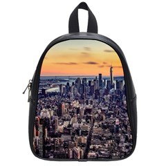 New York Skyline Architecture Nyc School Bag (small) by Simbadda