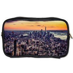 New York Skyline Architecture Nyc Toiletries Bags 2-side by Simbadda