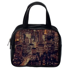 New York City Skyline Nyc Classic Handbags (one Side)