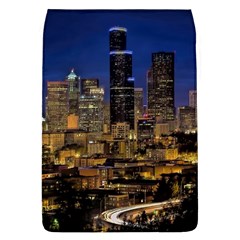 Skyline Downtown Seattle Cityscape Flap Covers (l)  by Simbadda