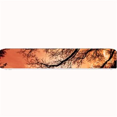 Tree Skyline Silhouette Sunset Small Bar Mats by Simbadda