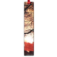 Tree Skyline Silhouette Sunset Large Book Marks