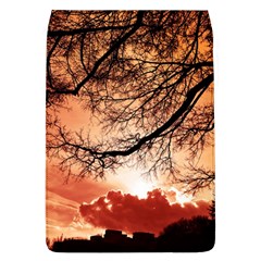 Tree Skyline Silhouette Sunset Flap Covers (l)  by Simbadda