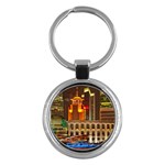 Shanghai Skyline Architecture Key Chains (Round)  Front