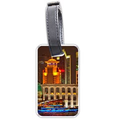 Shanghai Skyline Architecture Luggage Tags (two Sides) by Simbadda