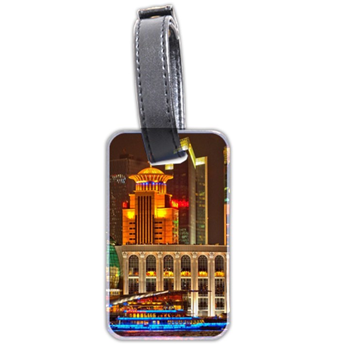 Shanghai Skyline Architecture Luggage Tags (Two Sides)