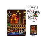 Shanghai Skyline Architecture Playing Cards 54 (Mini)  Front - SpadeA