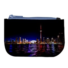 Toronto City Cn Tower Skydome Large Coin Purse by Simbadda