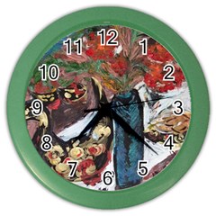 Chochloma Color Wall Clocks by bestdesignintheworld