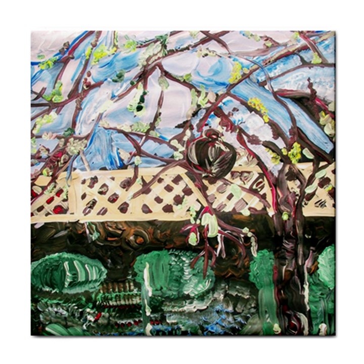 Blooming Tree 2 Tile Coasters