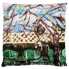 Blooming Tree 2 Large Flano Cushion Case (two Sides) by bestdesignintheworld