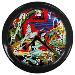 Blue Flamingoes 6 Wall Clocks (black) by bestdesignintheworld