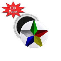 Druze Star 1 75  Magnets (100 Pack)  by abbeyz71