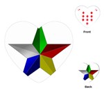 Druze Star Playing Cards (Heart)  Front