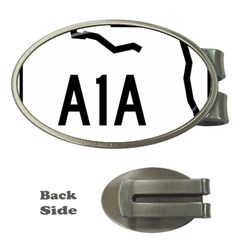 Florida State Road A1a Money Clips (oval)  by abbeyz71