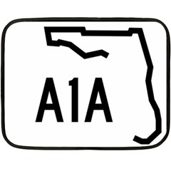 Florida State Road A1a Fleece Blanket (mini) by abbeyz71