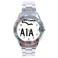 Florida State Road A1a Stainless Steel Analogue Watch by abbeyz71