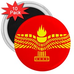 Aramean Syriac Flag 3  Magnets (10 Pack)  by abbeyz71