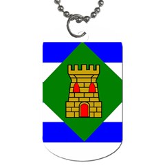 Flag Of Vieques Dog Tag (one Side) by abbeyz71