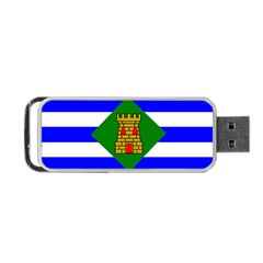 Flag of Vieques Portable USB Flash (Two Sides)