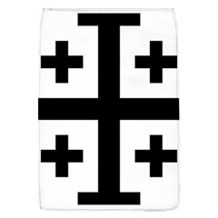 Black Jerusalem Cross  Flap Covers (l)  by abbeyz71