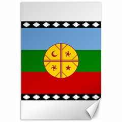 Flag Of The Mapuche People Canvas 12  X 18   by abbeyz71