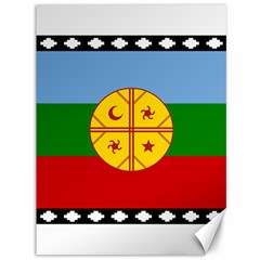 Flag Of The Mapuche People Canvas 36  X 48   by abbeyz71